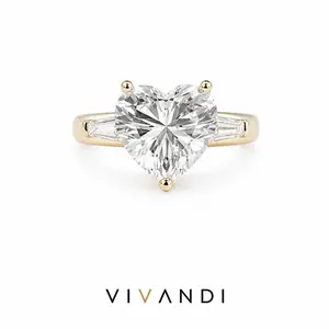 Vivandi Heart Crystal Ring