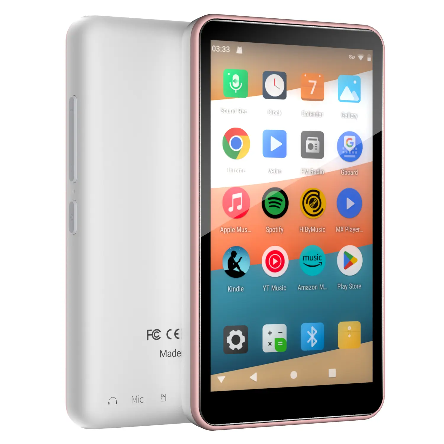 144GB Android MP3 Player with WiFi & Bluetooth, Portable Music Player with Touch Screen, FM Radio, Video Player for Kids, Travel & Outdoor