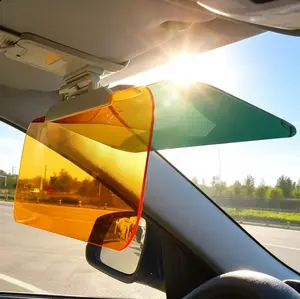 Dual Purpose Car Sun Visor, Anti Glare & High Beam Protection Sunshade, Durable ABS Material Universal Car Anti-Dazzle Visor for Most Vehicle Models