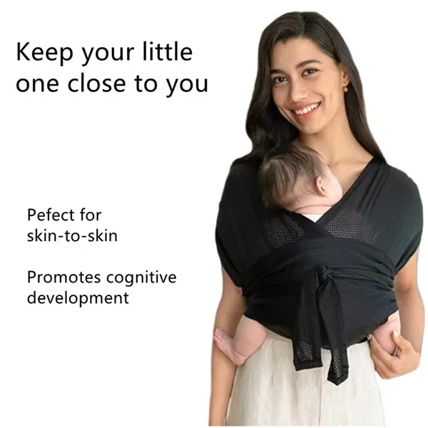 Newborn Baby Bag,X-Shaped Baby Sling Baby Carrier, Suitable for Outdoor Parenting with Backpack Straps Minimalist X-Shaped Baby Sling