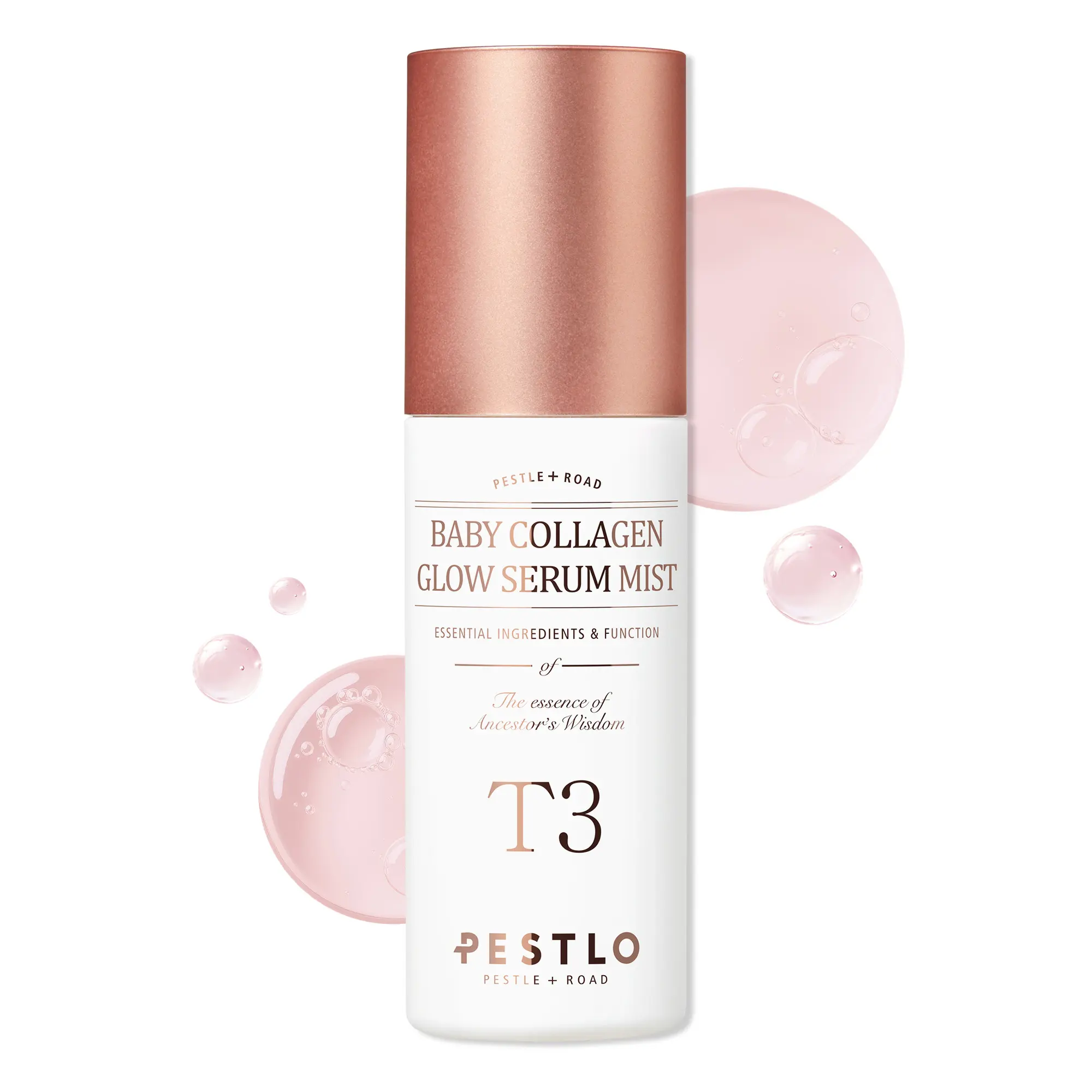[PESTLO Official] T3 Baby Collagen Glow Serum Mist l Korean Skincare for Glowy Glass Skin, Radiance & Firmness