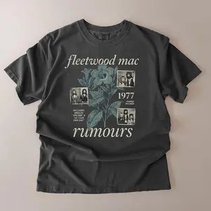 Comfort Colors Fleetwood Mac Rumours 1977 T-shirt Vintage Graphic Band Tee