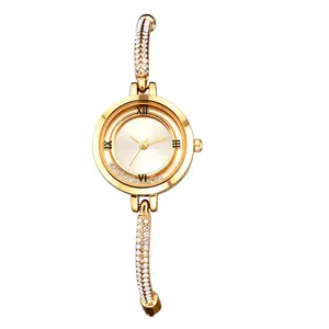 Bracelet Watches for Women: Ladies Analog Quartz Roman Numeral Dial Adjustable Iced Out Strap Crystal Diamond Elegant Wristwatch Gift