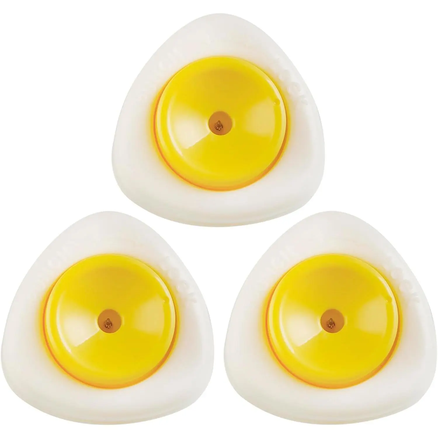 Egg Piercers for  Eggs, Egg Hole  Egg Separator Tools for Kitchen Gadgets for Hard Boiled Eggs Simple Egg Punchers Piercer with Retractable and  Pin 3 Pack, Yellow