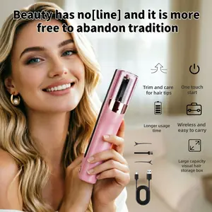 USB Rechargeable Hair Trimmer for Split Ends, Perfect Gift for Men and Women, Ideal for Dry Hair Care, Essential Home Tool