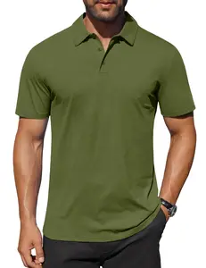 COOFANDY Men's Polo Shirts Short Sleeve Moisture Wicking Golf Shirt Fashion Casual Collared T-Shirt
