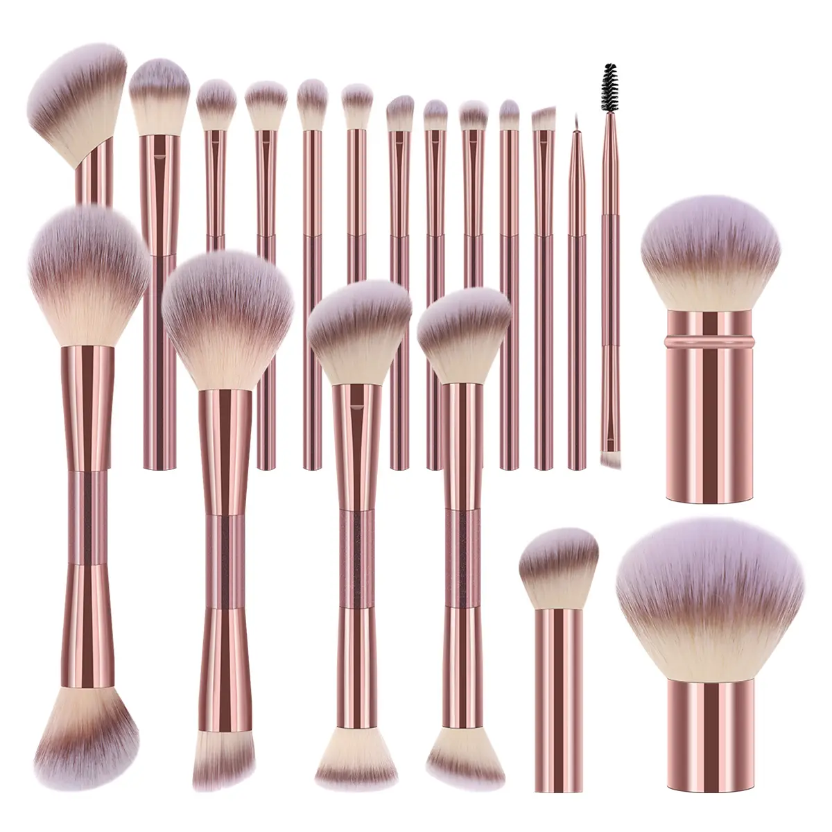 Powder makeup brushes 20 pieces