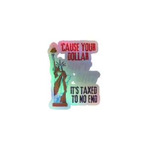 OLIVER ANTHONY - DOLLAR AIN'T SHIT Holographic stickers