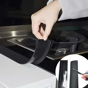 T-Shaped Kitchen Stove Counter Gap Cover, Heat Resistant Silicone Seal Strips, Waterproof & Oil-Proof Stove Guard Filler, Easy Clean, 2 PCS