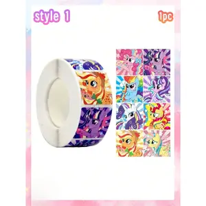 Self-adhesive stickers, cartoon decorative stickers, refrigerator sliding sticker, packaging seal stickers, cute and creative DIY waterproof decorative stickers for anime, labels, the best gift for a good friend, festive party atmosphere decoration