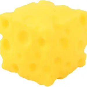 Yellow Cheese Squishy Toy - Soft Slow Rebound Sensory Fidget for Stress Relief & Focus
