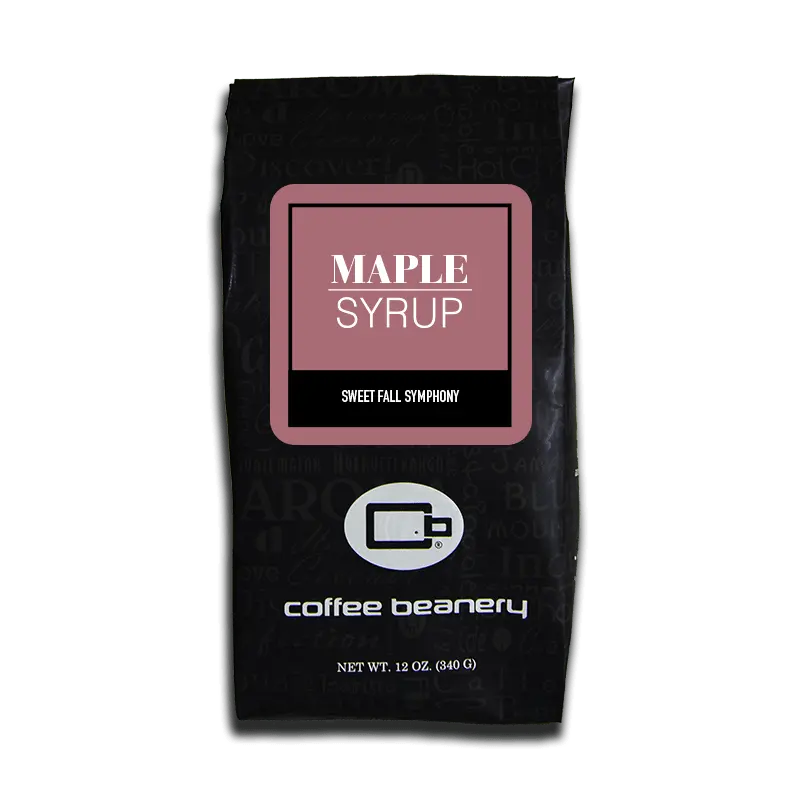 Maple Syrup Flavored Swiss Water Process Decaf Coffee Maple Syrup Flavored Swiss Water Process Decaf Coffee