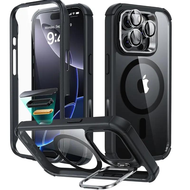 GEEK BAR Minimalist Psalms Silicone Phone Case with Built-in Stand for Enhanced Viewing Experience & Protective Design