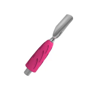 Staleks Combo UNIQ 17 Working Part – Rounded Wide Pusher for Modular Handle – Smooth Cuticle Work for Wide Nail Plates