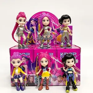 6-Piece Enchanting Figure Collection with Ultra-Cute Character Figurines, Collectible Figurines, Perfect Home and Office Decor, Ideal Christmas Gift for Collectors and Fans