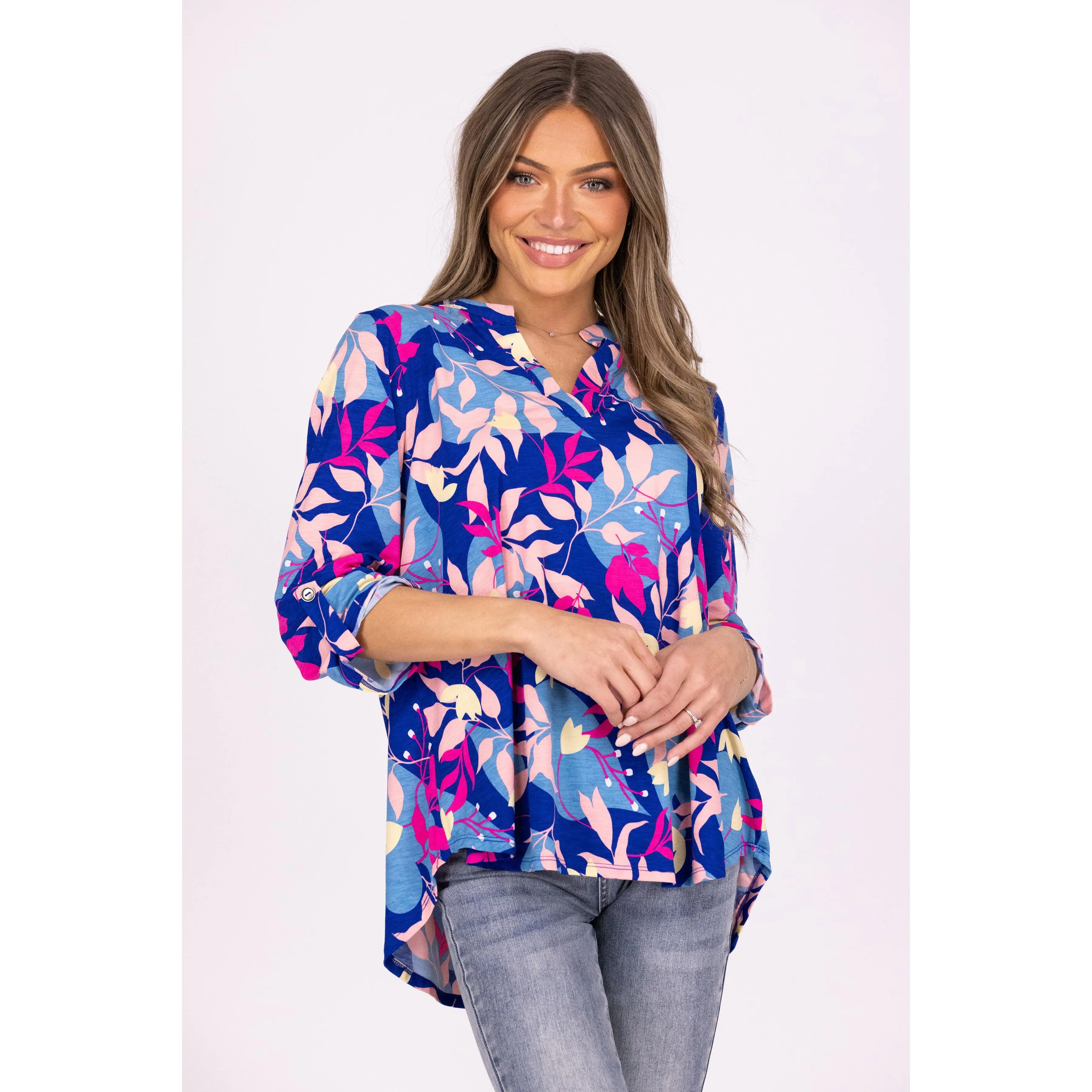 Lizzy Ladies' 3/4 Sleeve Top - Soft, Lightweight Fabric, Flattering Fit, Spandex, M, Business, Elastane, 2Xl 18-20, Breathable, 3Xl