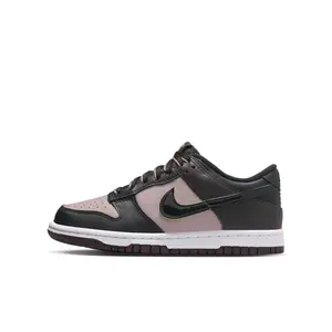 Nike Dunk Low SE - Non Adult HQ1957-600 Particle Rose/black-velvet Brown-white All Seasons Classic Icon Sneakers Sport Shoes Pink