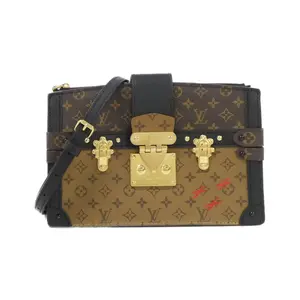 Pre-owned Louis Vuitton Canvas Shoulder Bags Monogram Reverse Trunk Clutch Shoulder Bag