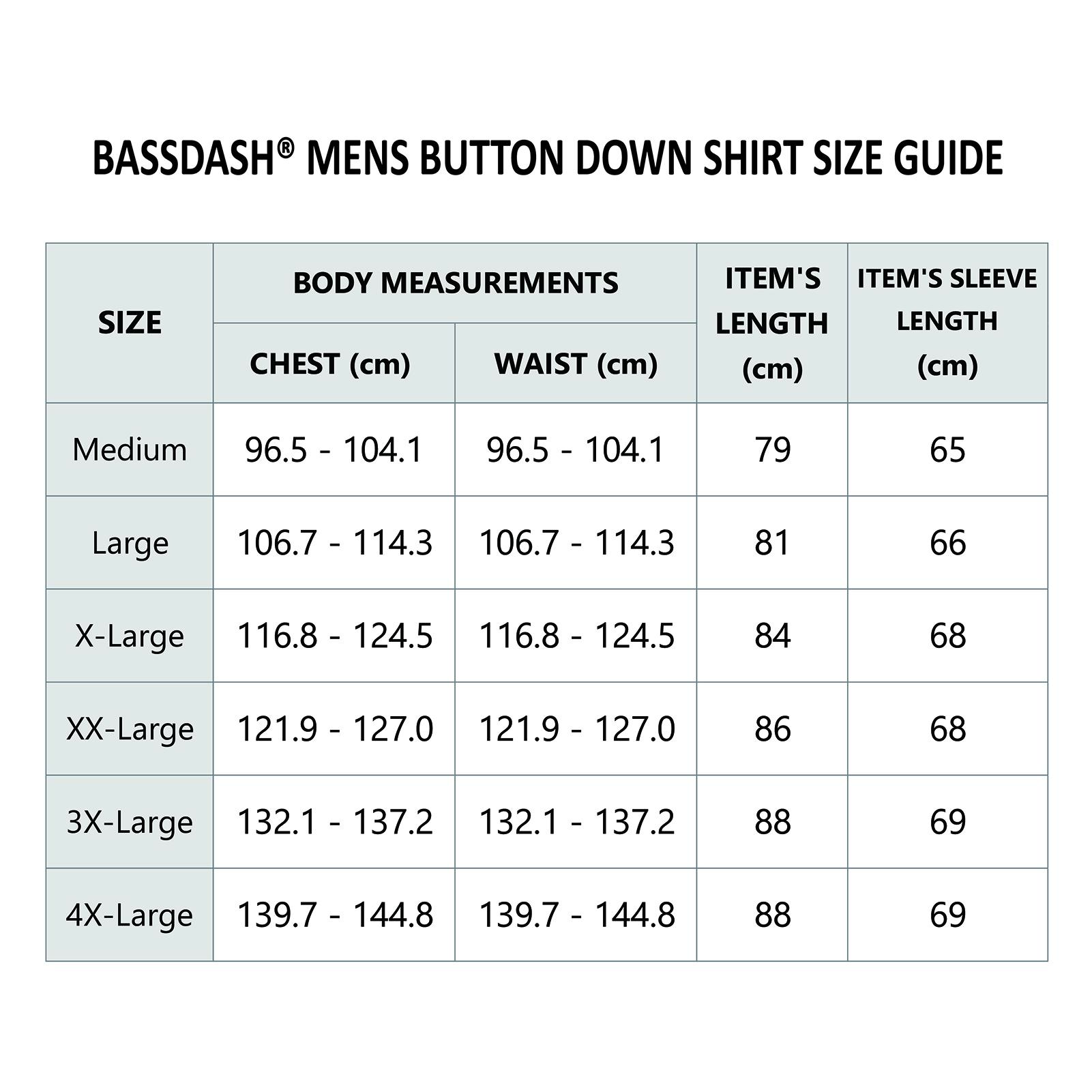 bassdash Men's Long Sleeve Button-Down Performance Fishing Shirt - UPF 50, Quick Dry, Short Hem, Sun Protection, Outdoor Use, Multiple Pockets