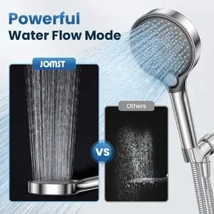 Jomst Handheld Filter Booster Shower Head, 3 Spray Modes,