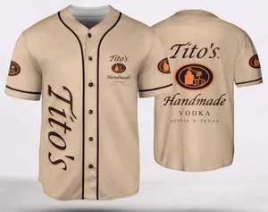 Tito Handmade Baseball Jersey – Beer Lover Jersey Shirt for Men Shirt