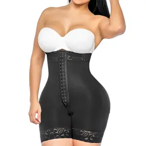 YIANNA Tummy Control Shapewear for Women Fajas Colombianas Shorts Butt Lifter with Zipper Crotch