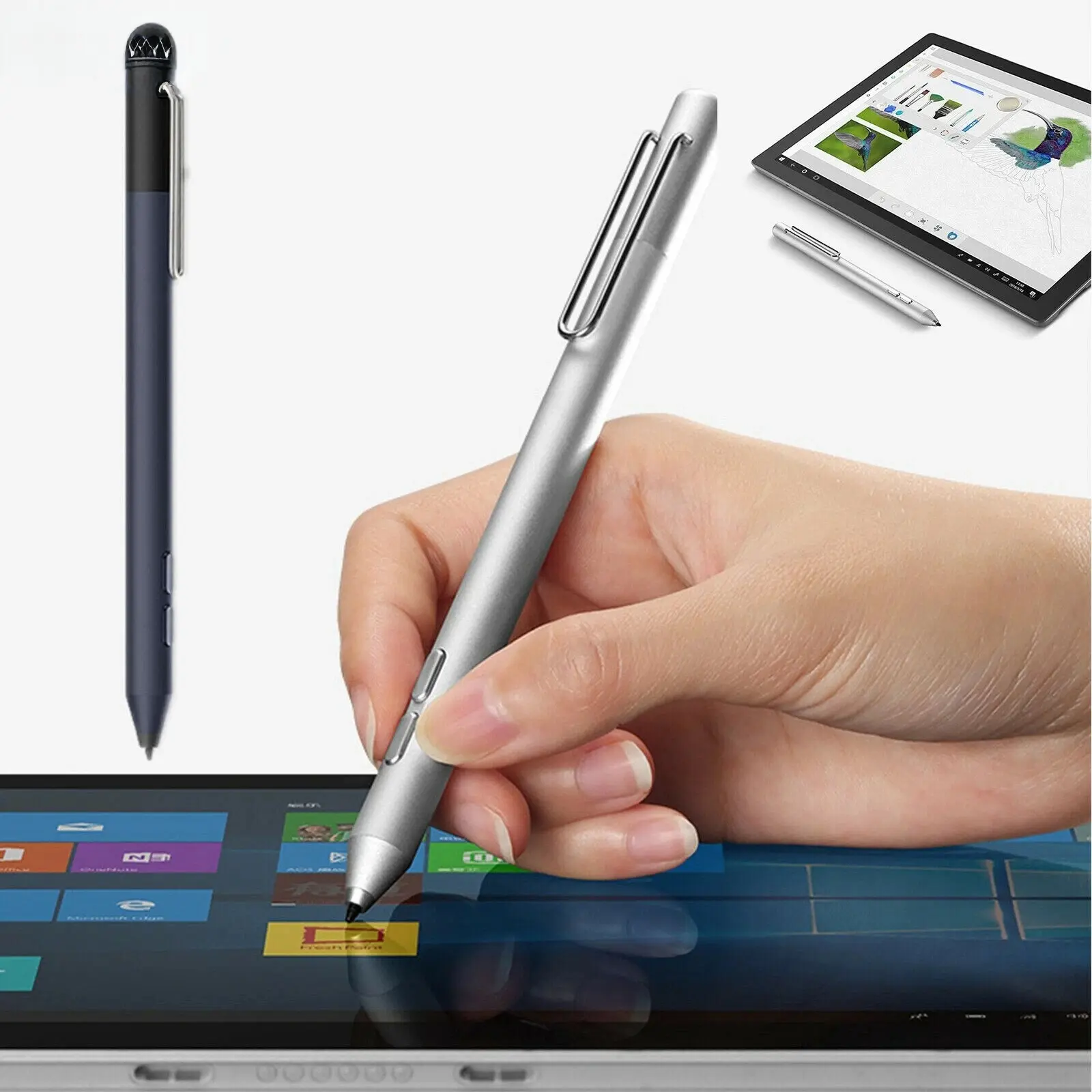 New Stylus Touch Pen for Microsoft Surface Pro 3,4,5,6,7,X,Go, Studio, Book1 2