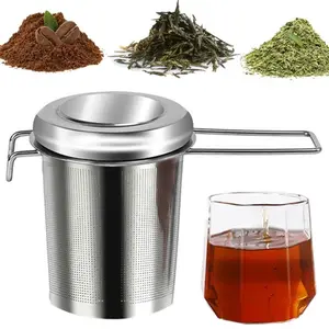 1PC Stainless Steel Mesh Tea Infuser Reusable Coffee Filter Tea Strainer Multi-functional Tea Bag Diffuser Leaf Spice Filter Tea Tea Making Tool