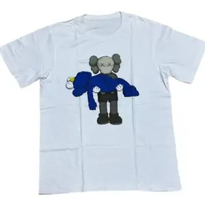 Kaws Companion Carrying BFF Graphic T-Shirt, Art Inspired Streetwear, Casual Unisex Cotton Tee, Short Sleeve, Crew Neck, Fashion Statement Shirt, Men’s and Women’s Top, Artist Collab T-Shirt