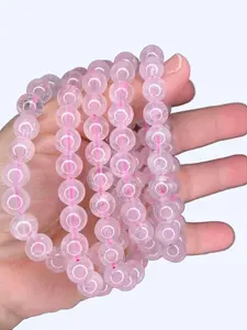 Rose Quartz Stone Bracelet for Women - Fashion Accessory