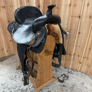 Used Nash Leather/Cordura Trail Saddle, 14" Seat
