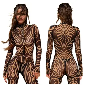 Witchy Bohemian Mesh Costume halloween costumes 2025 woman bodysuit