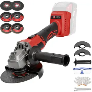 Angle Grinder Cordless for Milwaukee M18 18V Battery, Brushless, Cordless Grinder 4 1/2", Variable Speed, Electric Power M18 Angle Grinder Tool for Grinding Cutting Polishing (Battery Not Included)