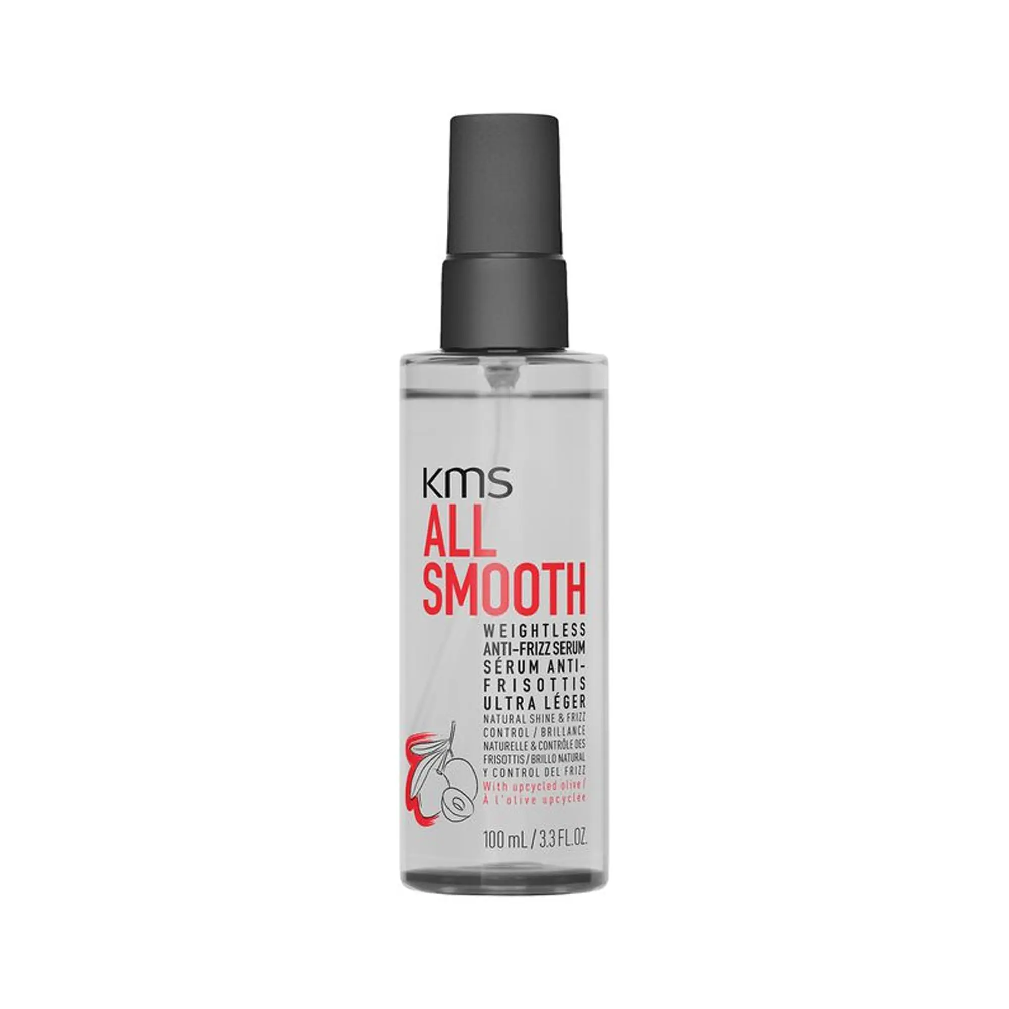 KMS AllSmooth Weightless Anti Frizz Serum - Reduce Frizz & Flyaways - Anti-Humidity protection