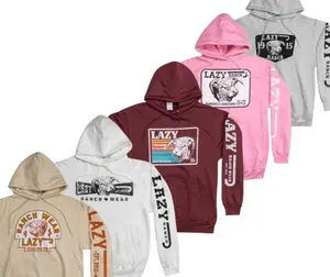 Lazy J Ranch Willow Cattle Headquarters Pullover Hoodie, Western Ranch Cowboy Hoodie, Casual Cotton Hoodie For Men And Women, Rustic Country Apparel SL5XH