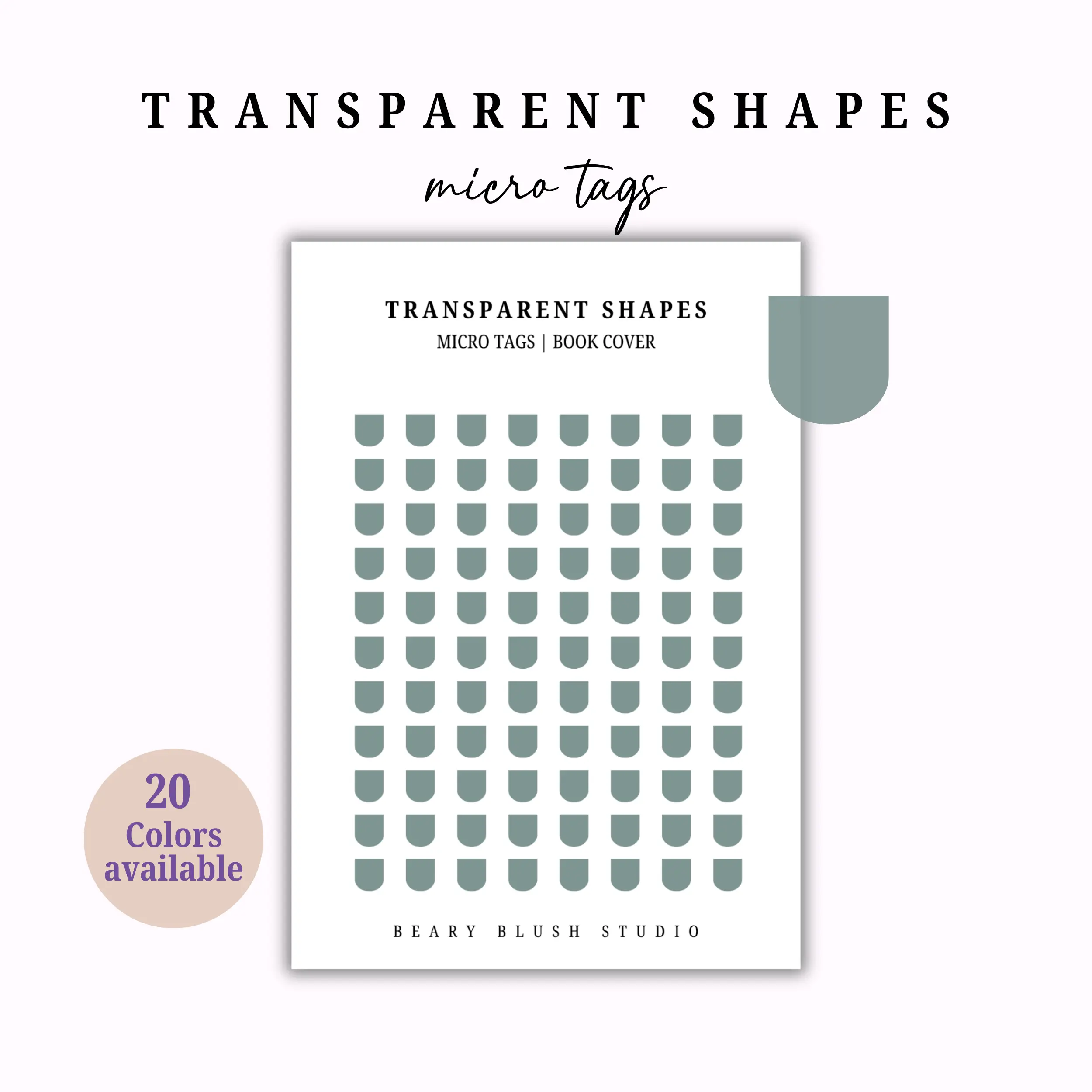 MICRO TAGS - Transparent Stickers