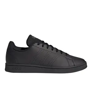 adidas Mens Advantage Base Lace Up Sneakers Shoes Casual - Black
