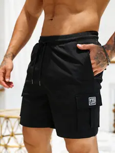 Men's Casual Cargo Shorts  Lightweight Stretch Waist Summer Shorts with Multiple Pockets
