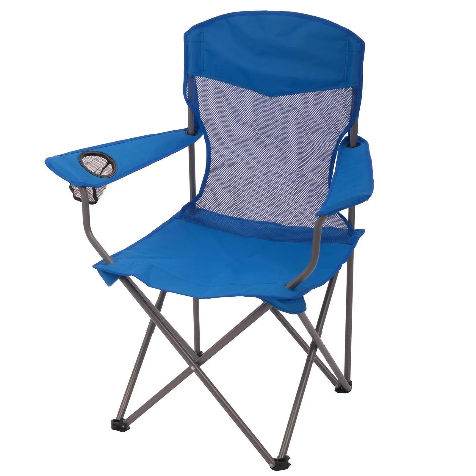Ozark Trail Basic Mesh Chair Blue, Adult Ozark Trail Basic Mesh Chair Blue, Adult