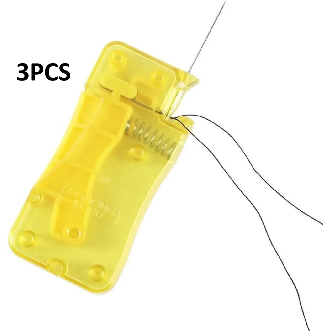 3 PCS Fish type Auto needle threader, home hand sewing machine automatic thread device, fast auto needle threader, practical DIY sewing aid, seamless stitching tool for embroidery, hand craft, household sewing and daily manual work for sewing beginners