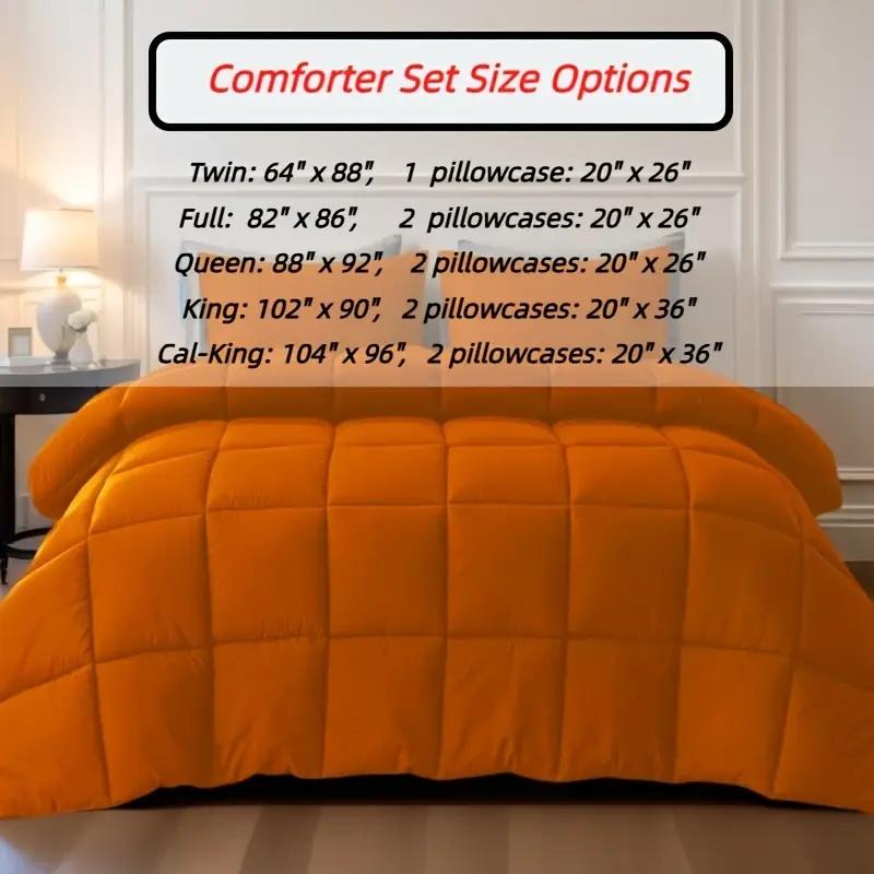 2-3 Piece Comforter Set - Soft, Luxury Warmth| Queen/King/Cal King| 1 Comforter + 1/2 Pillowcases| Machine Washable| Winter Bedding Essential
