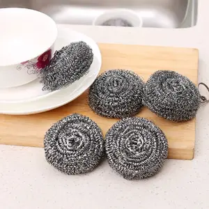 20 Pack Steel Wool Scrubber – Stainless Steel Scrubbing Scouring Pad for Kitchens, Bathroom and More