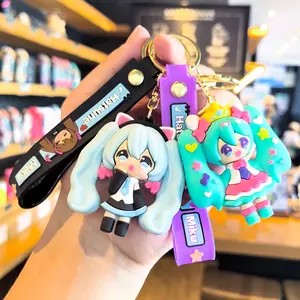 Hatsune Miku keychain cartoon cute ins schoolgirl