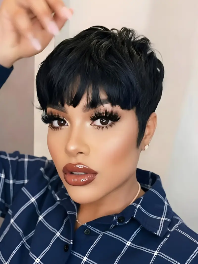 pixie cut human hair wigs - TikTok Shop display picture 3