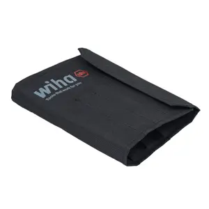 Wiha Tools 91118 Black Canvas Precision Screwdriver Pouch