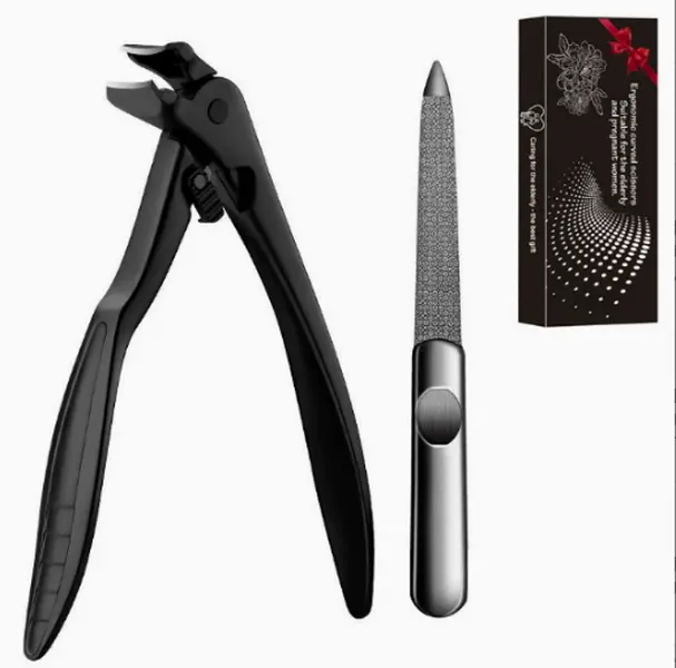 Long Handle Toe Nail Clippers for Thick Nails for Seniors Men | Heavy Duty Toenail Clippers for Thick Toenails, Stainless Steel Wide Jaw Opening Large Nail Clippers