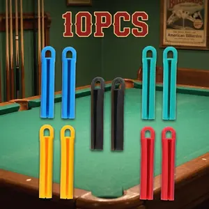 10 Pack Pool Cues Hanger Non-Warping Shaft Straighten Stand Holder with Hanging Hook Storage Organizer for Pool Cue Stick Snooker Billiard Cues Pool Sticks Maintain Keep Straight