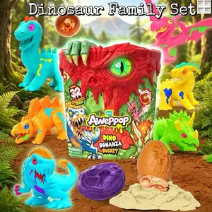 Official Blind Box, Dinosaur Theme Toy, Stem Educational Toy, Stress Relief, Hand-Eye Coordination, Birthday Gift for Kids，Birthday Gift for Boys and Girls，toys,blind box,action figures,toy,gift box,mini toys,blind bags，blind boxes,happy haul,collectibles