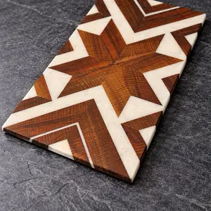 “Cascade Star” Handcrafted geometric serving board