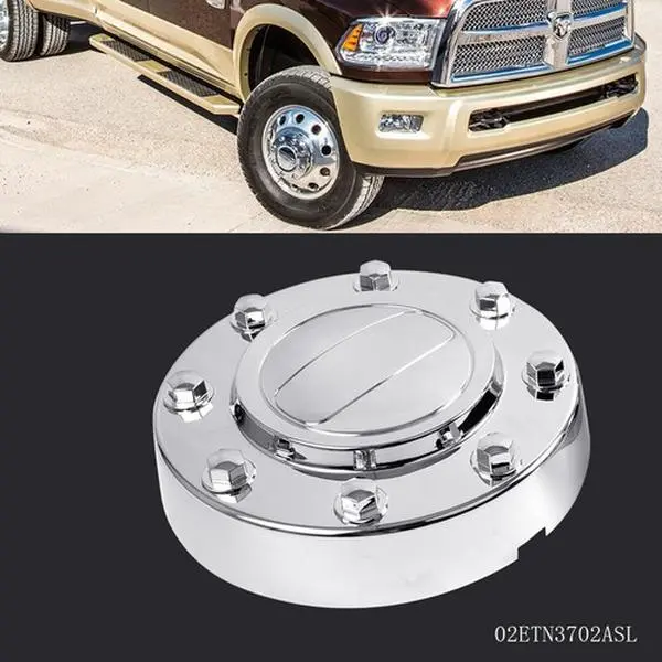 MOTOR GPLUS Fit For 2011-16 DODGE RAM 3500 1-TON Dually Front Alcoa Alloy Wheel Center Caps
